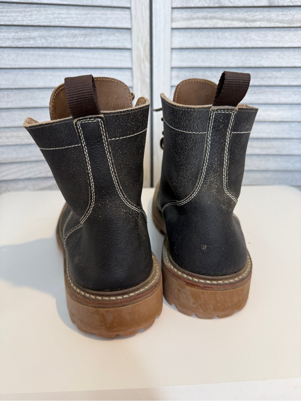 Thursday Boot Company Hero Men’s 12.5 Leather Lug Sole Lace Up Boots - Picture 7 of 12